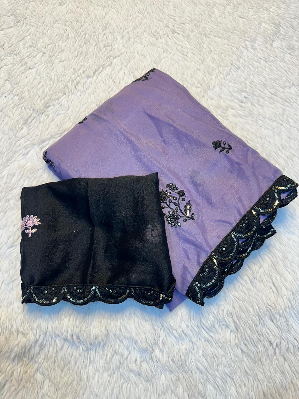 RCS-153 Lavender Unstitched blouse