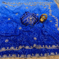 RCS -198 Blue Unstitched blouse