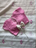 RCS-141 Single colour with stiched blouse free size blouse XL u can use it M-38, L-30