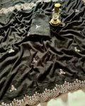 RCS-022 Black Unstitched blouse