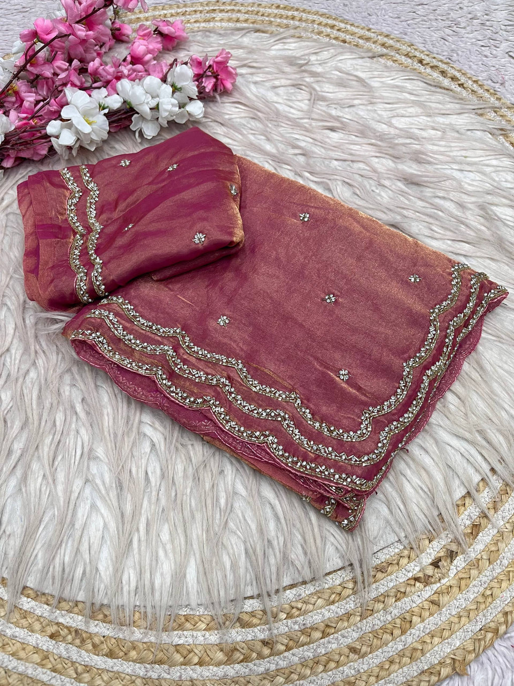 RCS-200 Peach Unstitched blouse