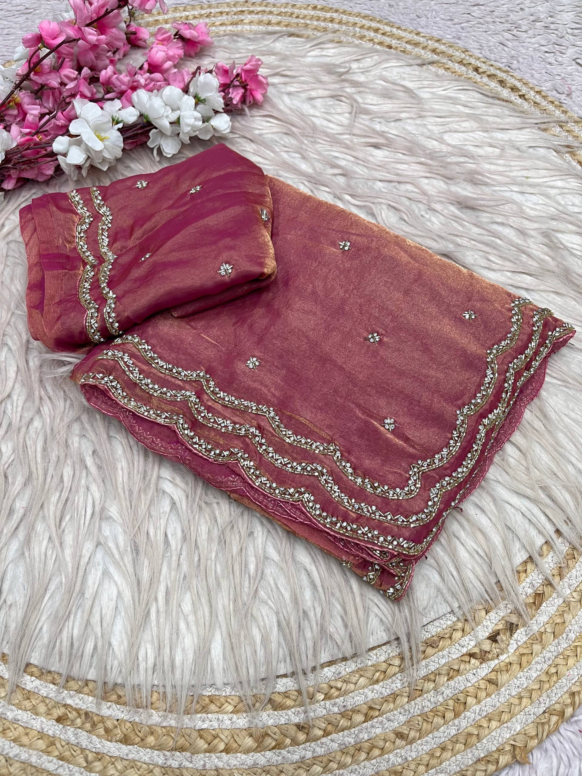 RCS-200 Peach Unstitched blouse