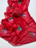 RCS-175 Red Unstitched blouse