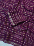 RCS-179 Wine Unstitched blouse