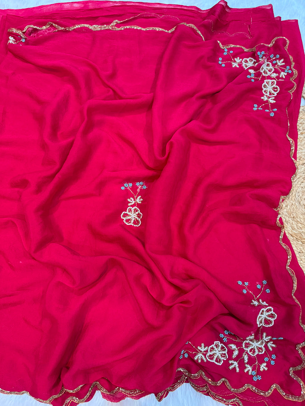 RCS -0203 Pink Unstitched blouse