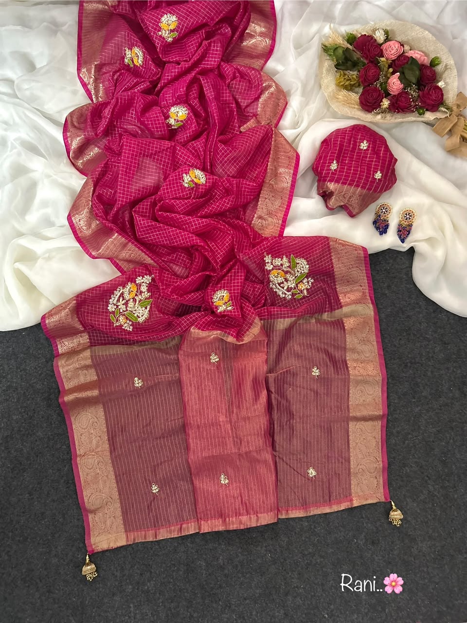 RCS-213 Pink Unstitched blouse