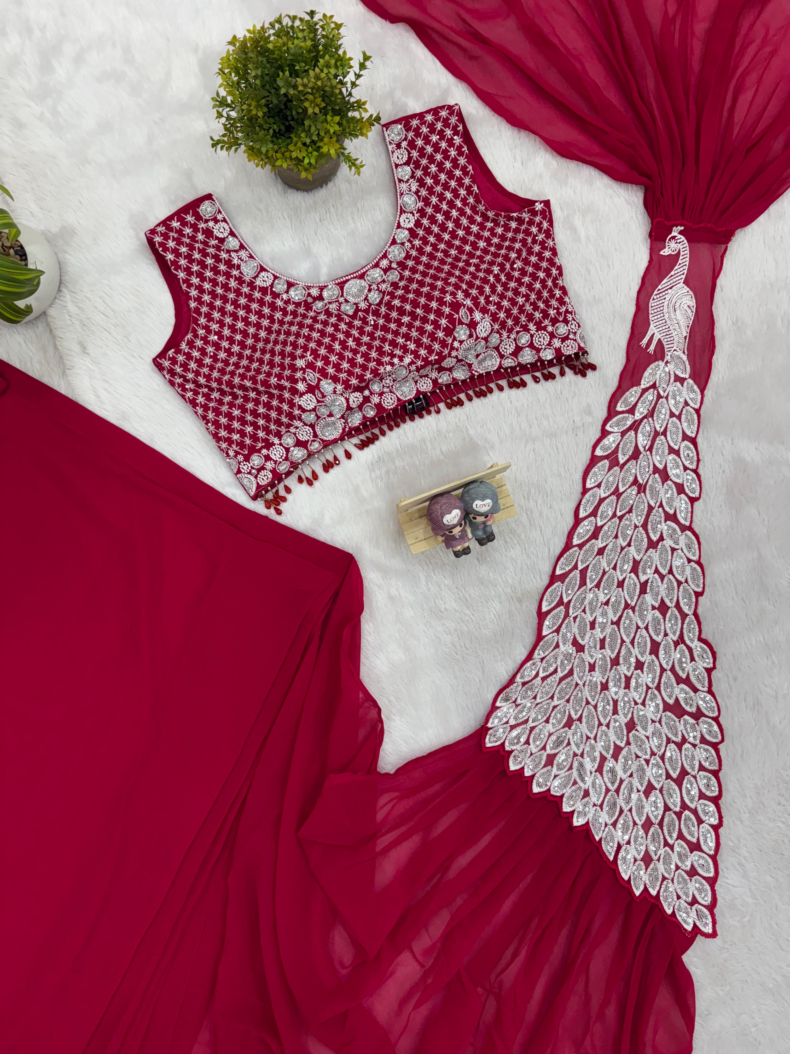 RCSD-01 Pink Free size blouse size up to 42