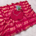RCS -195 Pink Unstitched blouse