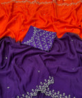 RCS -041 Violet Unstitched blouse