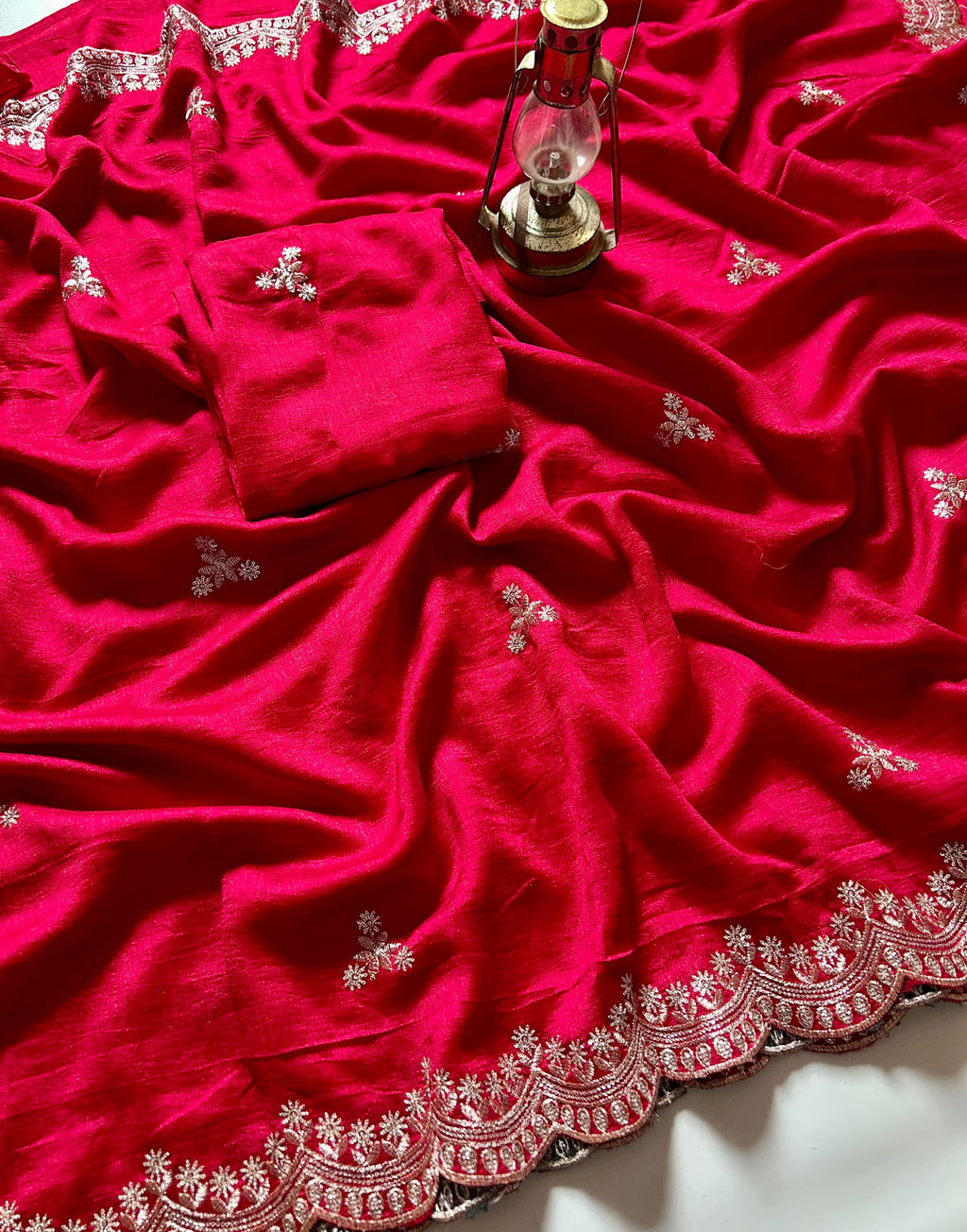 RCS-022 Red Unstitched blouse